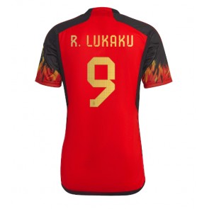 Belgien Romelu Lukaku #9 Replika Hjemmebanetrøje VM 2022 Kortærmet